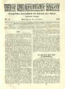 Die Christliche Welt: evangelisches Gemeindeblatt f&uuml;r Gebildete aller St&auml;nde. 1905.10.19 Jg.19 Nr.42
