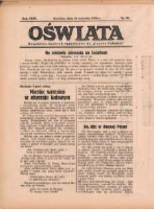 Oświata: bezpłatny dodatek tygodniowy do "Gazety Polskiej" 1938.09.18 R.26 Nr38