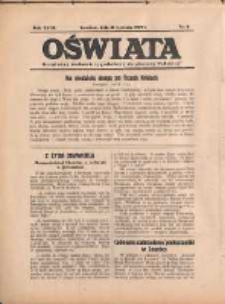 Oświata: bezpłatny dodatek tygodniowy do "Gazety Polskiej" 1939.01.15 R.27 Nr2