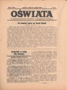 Oświata: bezpłatny dodatek tygodniowy do "Gazety Polskiej" 1939.01.22 R.27 Nr3