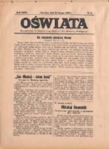 Oświata: bezpłatny dodatek tygodniowy do "Gazety Polskiej" 1939.02.26 R.27 Nr8