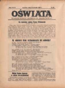 Oświata: bezpłatny dodatek tygodniowy do "Gazety Polskiej" 1939.04.02 R.27 Nr13