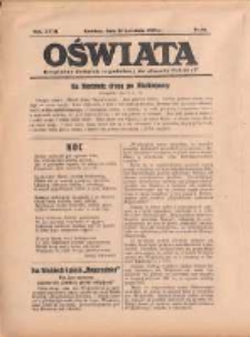 Oświata: bezpłatny dodatek tygodniowy do "Gazety Polskiej" 1939.04.23 R.27 Nr16
