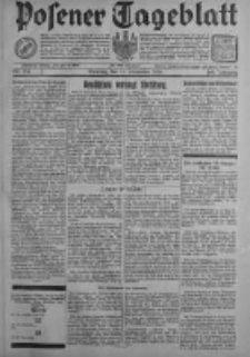 Posener Tageblatt 1930.11.11 Jg.69 Nr254