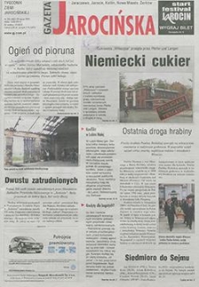 Gazeta Jarocińska 2001.07.20 Nr29(562)