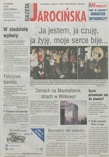 Gazeta Jarocińska 2001.09.21 Nr38(571)