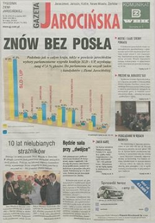Gazeta Jarocińska 2001.09.28 Nr39(572)