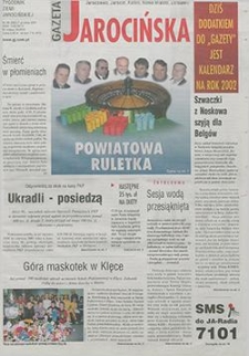 Gazeta Jarocińska 2001.12.07 Nr49(582)
