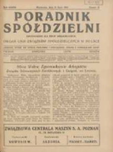 Poradnik Sp&oacute;łdzielni: dwutygodnik dla spraw sp&oacute;łdzielczych: organ Unji Związk&oacute;w Sp&oacute;łdzielczych w Polsce 1930.07.15 R.37 Nr14