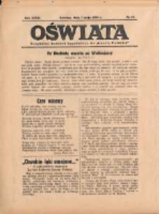 Oświata: bezpłatny dodatek tygodniowy do "Gazety Polskiej" 1939.05.07 R.27 Nr18