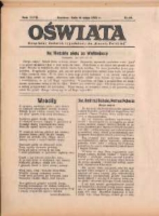 Oświata: bezpłatny dodatek tygodniowy do "Gazety Polskiej" 1939.05.14 R.27 Nr19