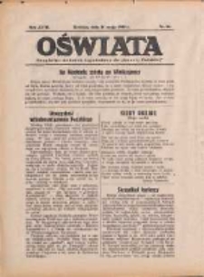 Oświata: bezpłatny dodatek tygodniowy do "Gazety Polskiej" 1939.05.21 R.27 Nr20