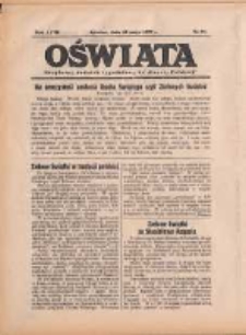 Oświata: bezpłatny dodatek tygodniowy do "Gazety Polskiej" 1939.05.29 R.27 Nr21