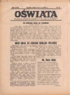 Oświata: bezpłatny dodatek tygodniowy do "Gazety Polskiej" 1939.06.11 R.27 Nr23
