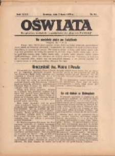 Oświata: bezpłatny dodatek tygodniowy do "Gazety Polskiej" 1939.07.02 R.27 Nr26