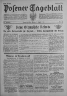 Posener Tageblatt 1936.08.07 Jg.75 Nr181