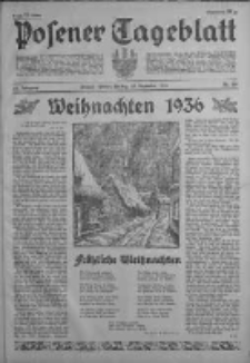 Posener Tageblatt 1936.12.25 Jg.75 Nr299
