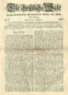 Die Christliche Welt: evangelisches Gemeindeblatt f&uuml;r Gebildete aller St&auml;nde. 1897.02.18 Jg.11 Nr.7