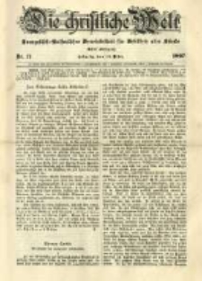 Die Christliche Welt: evangelisches Gemeindeblatt f&uuml;r Gebildete aller St&auml;nde. 1897.03.18 Jg.11 Nr.11