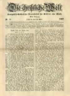 Die Christliche Welt: evangelisches Gemeindeblatt f&uuml;r Gebildete aller St&auml;nde. 1897.03.25 Jg.11 Nr.12