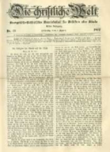 Die Christliche Welt: evangelisches Gemeindeblatt f&uuml;r Gebildete aller St&auml;nde. 1897.04.01 Jg.11 Nr.13
