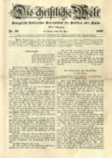 Die Christliche Welt: evangelisches Gemeindeblatt f&uuml;r Gebildete aller St&auml;nde. 1897.05.20 Jg.11 Nr.20