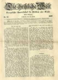 Die Christliche Welt: evangelisches Gemeindeblatt f&uuml;r Gebildete aller St&auml;nde. 1897.06.24 Jg.11 Nr.25