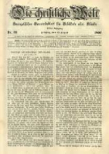 Die Christliche Welt: evangelisches Gemeindeblatt f&uuml;r Gebildete aller St&auml;nde. 1897.08.19 Jg.11 Nr.33