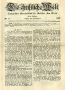 Die Christliche Welt: evangelisches Gemeindeblatt f&uuml;r Gebildete aller St&auml;nde. 1897.10.28 Jg.11 Nr.43