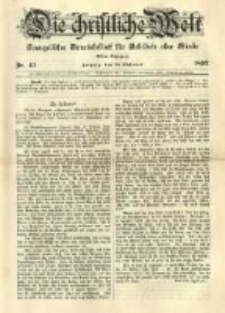 Die Christliche Welt: evangelisches Gemeindeblatt für Gebildete aller Stände. 1897.10.28 Jg.11 Nr.43