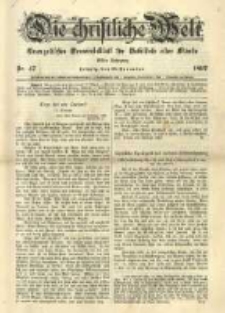 Die Christliche Welt: evangelisches Gemeindeblatt f&uuml;r Gebildete aller St&auml;nde. 1897.11.25 Jg.11 Nr.47