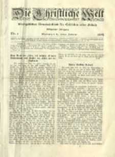 Die Christliche Welt: evangelisches Gemeindeblatt f&uuml;r Gebildete aller St&auml;nde. 1904.01.01 Jg.18 Nr.1