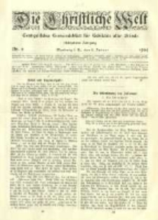 Die Christliche Welt: evangelisches Gemeindeblatt für Gebildete aller Stände. 1904.01.08 Jg.18 Nr.2