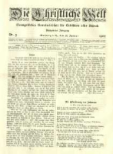 Die Christliche Welt: evangelisches Gemeindeblatt f&uuml;r Gebildete aller St&auml;nde. 1904.01.28 Jg.18 Nr.5