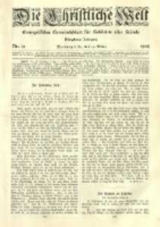 Die Christliche Welt: evangelisches Gemeindeblatt für Gebildete aller Stände. 1904.03.17 Jg.18 Nr.12