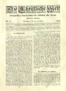 Die Christliche Welt: evangelisches Gemeindeblatt f&uuml;r Gebildete aller St&auml;nde. 1904.03.24 Jg.18 Nr.13