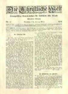 Die Christliche Welt: evangelisches Gemeindeblatt für Gebildete aller Stände. 1904.03.24 Jg.18 Nr.13