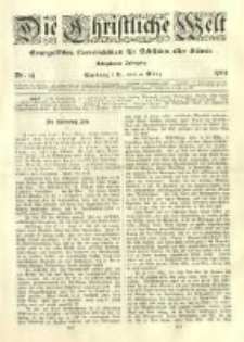Die Christliche Welt: evangelisches Gemeindeblatt für Gebildete aller Stände. 1904.03.31 Jg.18 Nr.14