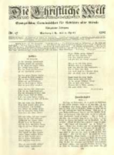 Die Christliche Welt: evangelisches Gemeindeblatt f&uuml;r Gebildete aller St&auml;nde. 1904.04.21 Jg.18 Nr.17