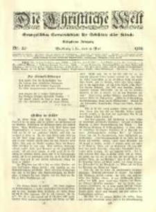 Die Christliche Welt: evangelisches Gemeindeblatt für Gebildete aller Stände. 1904.05.12 Jg.18 Nr.20