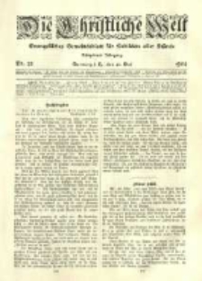 Die Christliche Welt: evangelisches Gemeindeblatt für Gebildete aller Stände. 1904.05.26 Jg.18 Nr.22