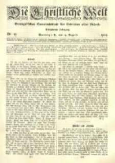 Die Christliche Welt: evangelisches Gemeindeblatt f&uuml;r Gebildete aller St&auml;nde. 1904.08.25 Jg.18 Nr.35