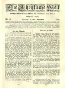 Die Christliche Welt: evangelisches Gemeindeblatt für Gebildete aller Stände. 1904.09.01 Jg.18 Nr.36