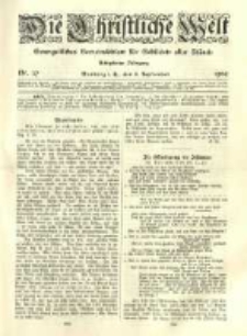 Die Christliche Welt: evangelisches Gemeindeblatt f&uuml;r Gebildete aller St&auml;nde. 1904.09.08 Jg.18 Nr.37