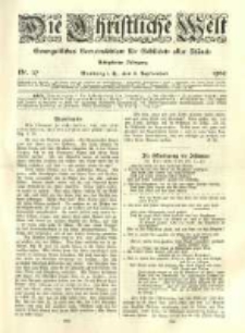 Die Christliche Welt: evangelisches Gemeindeblatt für Gebildete aller Stände. 1904.09.08 Jg.18 Nr.37