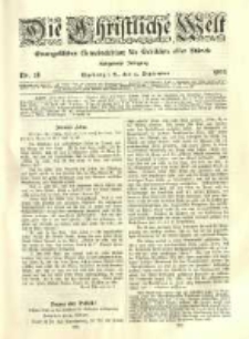 Die Christliche Welt: evangelisches Gemeindeblatt f&uuml;r Gebildete aller St&auml;nde. 1904.09.15 Jg.18 Nr.38