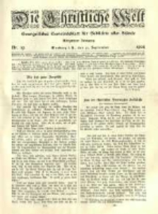 Die Christliche Welt: evangelisches Gemeindeblatt für Gebildete aller Stände. 1904.09.22 Jg.18 Nr.39