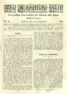 Die Christliche Welt: evangelisches Gemeindeblatt für Gebildete aller Stände. 1904.09.29 Jg.18 Nr.40