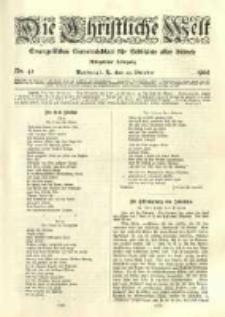 Die Christliche Welt: evangelisches Gemeindeblatt für Gebildete aller Stände. 1904.10.20 Jg.18 Nr.43