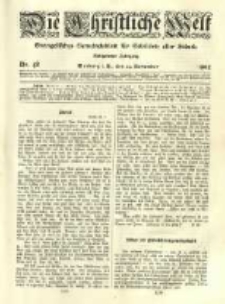 Die Christliche Welt: evangelisches Gemeindeblatt f&uuml;r Gebildete aller St&auml;nde. 1904.11.24 Jg.18 Nr.48